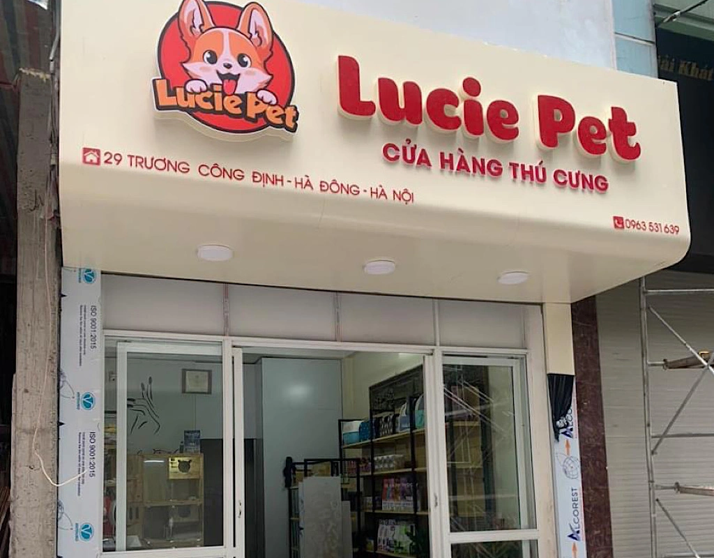 Mẫu bảng hiệu pet shop thú cưng đẹp nhất